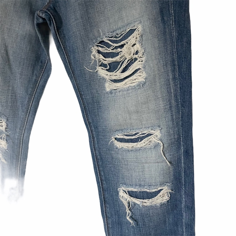 Hudson Leigh Boyfriend Distressed Jeans 25 0 - Picture 2 of 11
